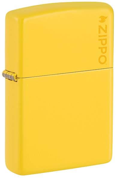 Зажигалка ZIPPO Classic с покрытием Sunflower, латунь/сталь, желтая, глянцевая, 38x13x57 мм 46019ZL Zippo, Артикул: 46019ZL фото №1