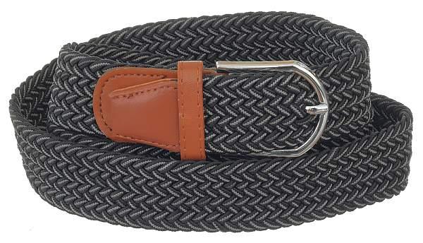 Ремень elastic belt black-grey gradient bullatti серый BULLATTI, Артикул: Elastic Belt black-grey gradient фото №1