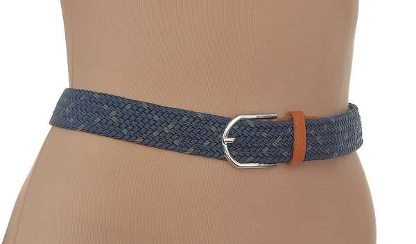 Ремень elastic belt blue-black bullatti синий BULLATTI, Артикул: Elastic Belt blue-black фото №1