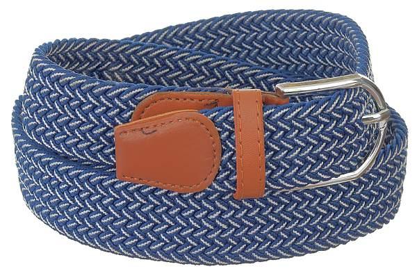 Ремень elastic belt blue-white gradient bullatti синий BULLATTI, Артикул: Elastic Belt blue-white gradient фото №1