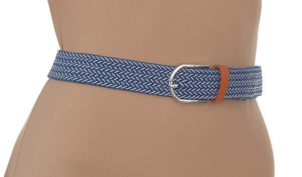 Ремень elastic belt blue-white gradient bullatti синий BULLATTI, Артикул: Elastic Belt blue-white gradient фото №1