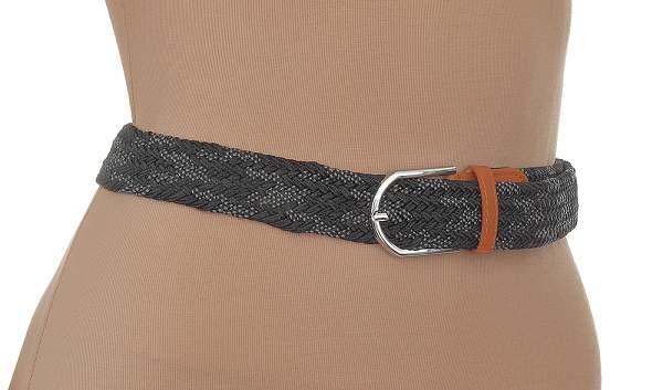 Ремень elastic belt black-grey mix bullatti серый BULLATTI, Артикул: Elastic Belt black-grey mix фото №1