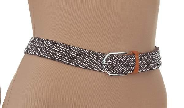 Ремень elastic belt brown-white gradient bullatti мультиколор BULLATTI, Артикул: Elastic Belt brown-white gradient фото №1