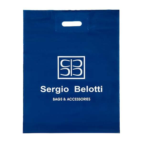 Подарочный пакет синий Sergio Belotti Подарочный пакет L Sergio Belotti, Артикул: Подарочный пакет L фото №1