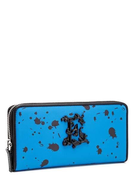 Кошелек ZQ76-2424 bright blue/black Eleganzza, Артикул: ZQ76-2424-01-00045996 фото №1